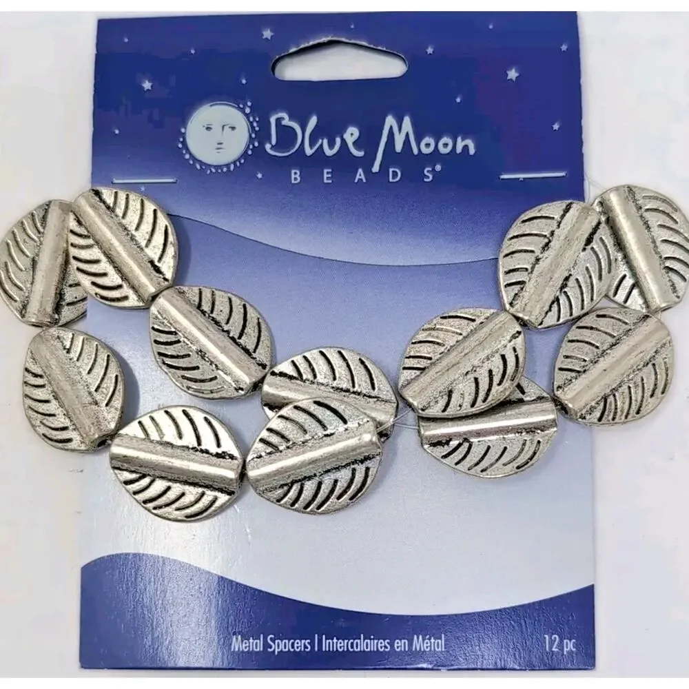 Jewelry Beadwork Supplies Beads Clasps Leaflets Silver Tone‎ Patterns NEW